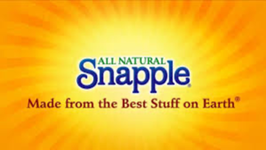 Gallery Image: Snapple logo with tagline, Made from the Best Stuff on Earth